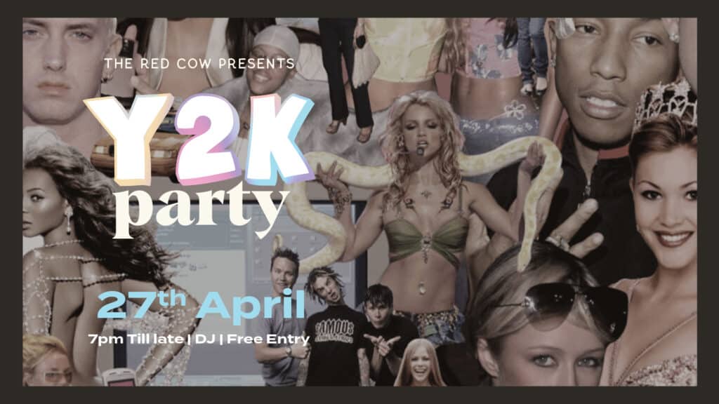 Y2K party promo