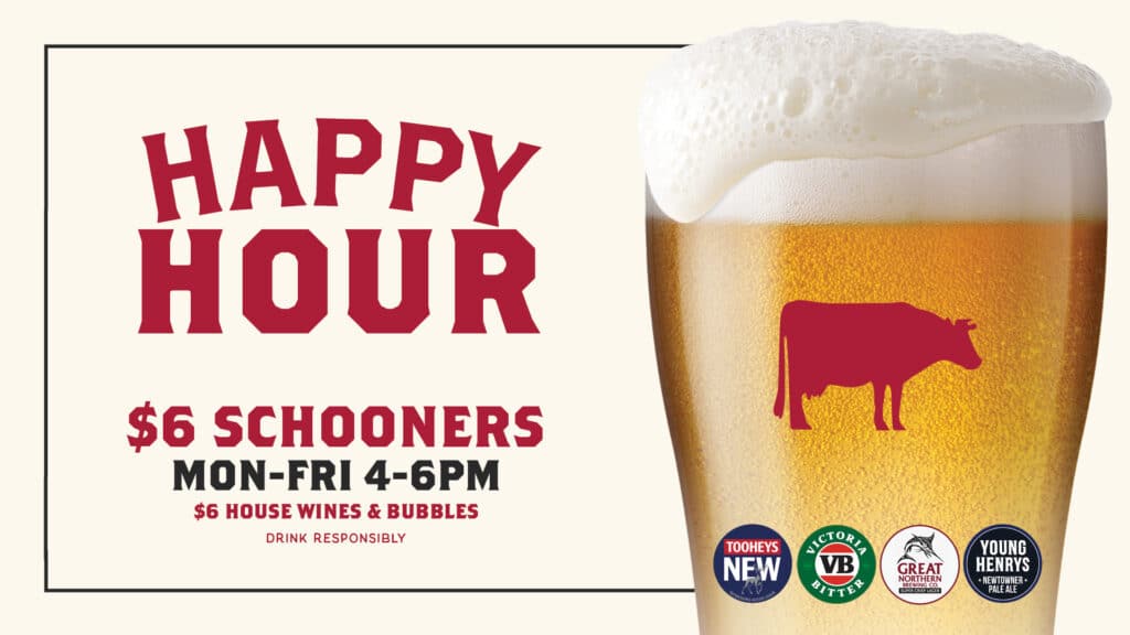 Schooner Happy Hour promo