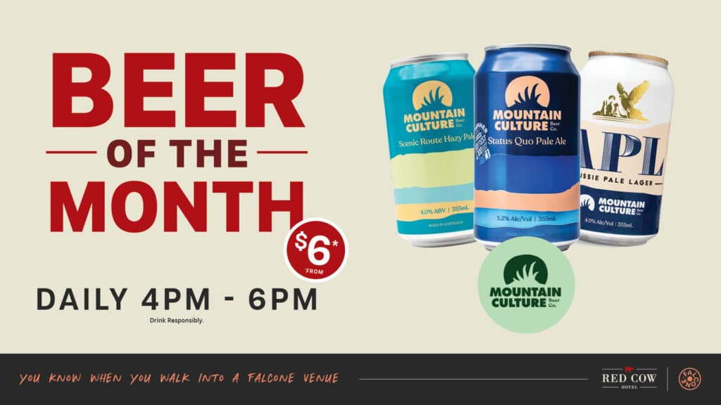 Beer of the month promo