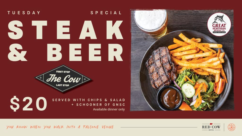 Steak night promo