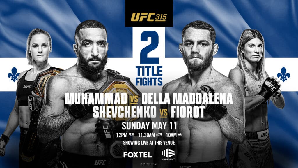 UFC 315 promo