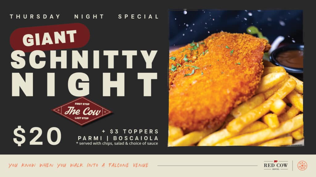Thursday schnitty night promo