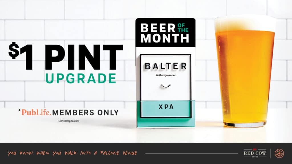 Beer of the month promo