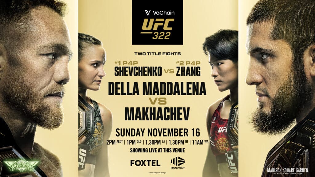UFC 322 promo