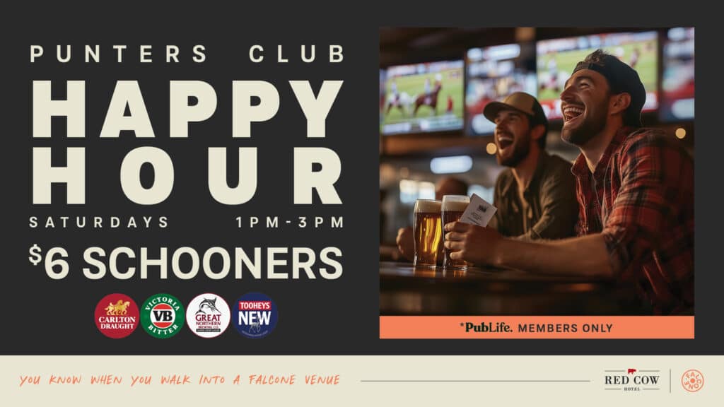 Punters Happy Hour promo
