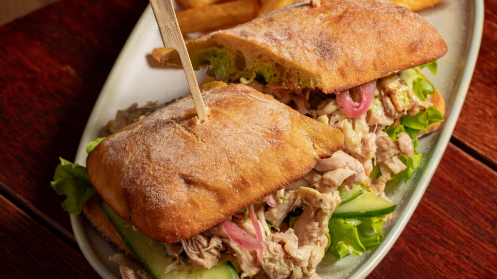 Green Goddess Chicken Sando