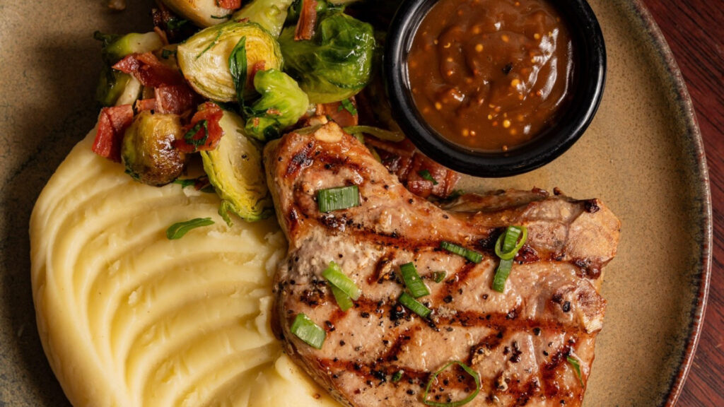 Grilled Pork Loin Chop