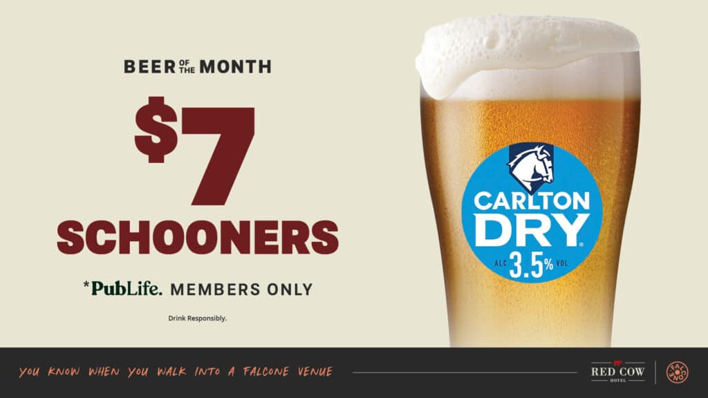 Beer of the month promo