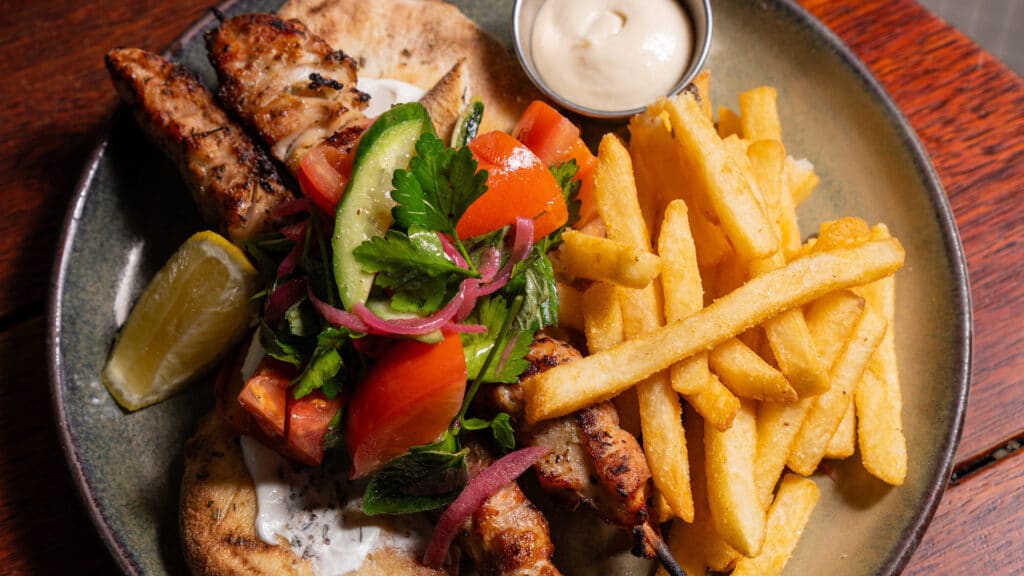 Grilled Chicken Souvlaki