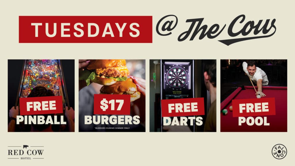 Tuesdays at The Cow promo
